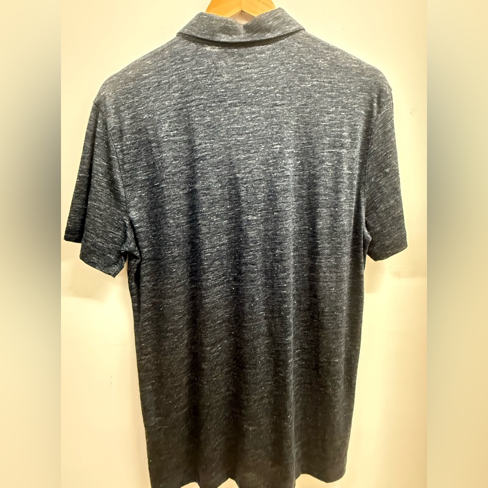NWT John Varvatos Heather Midnight- Gray Polo Shirt - Picture 7 of 7